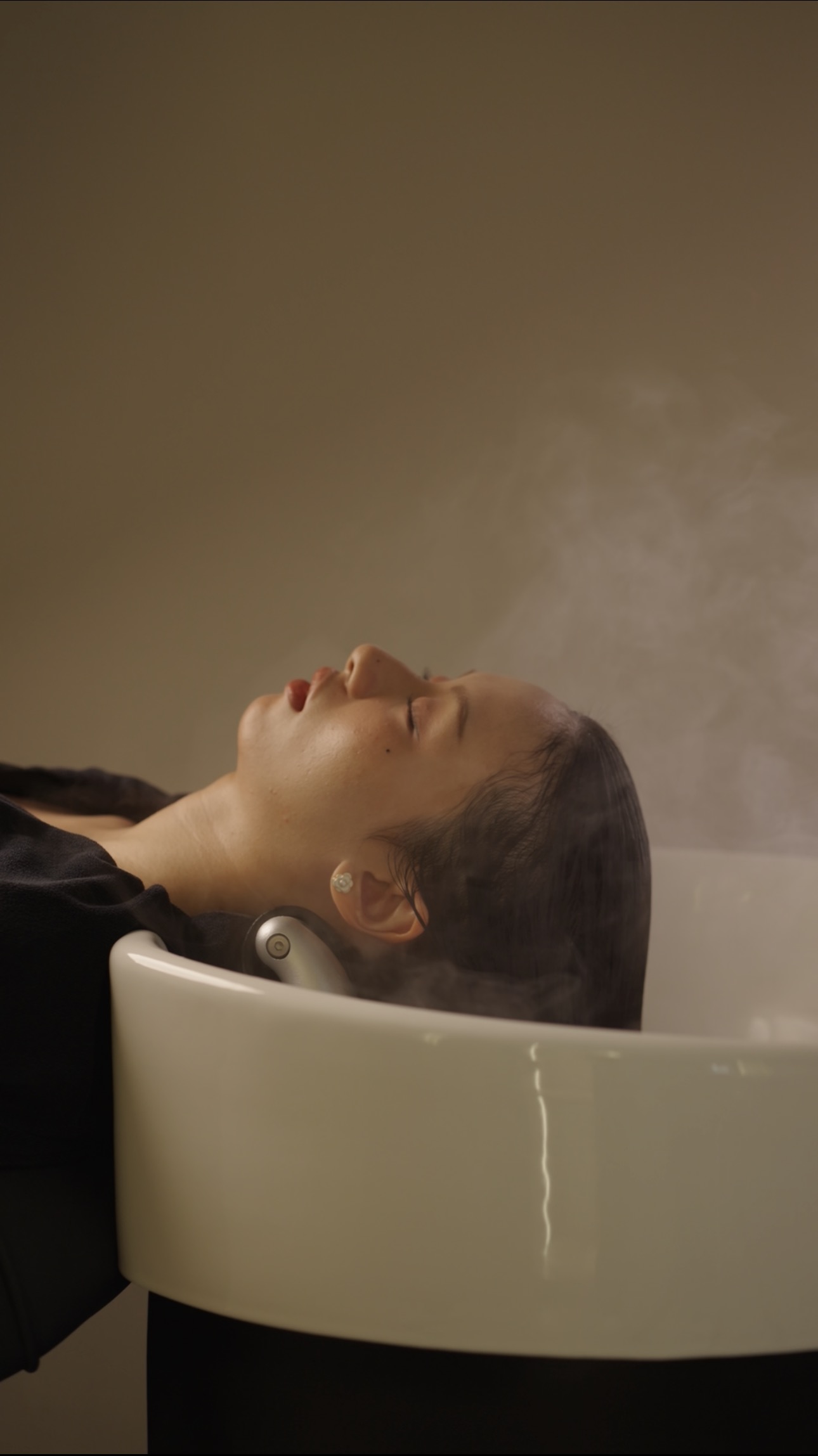 Dry scalp treatment session at NŌMI Head Spa KL