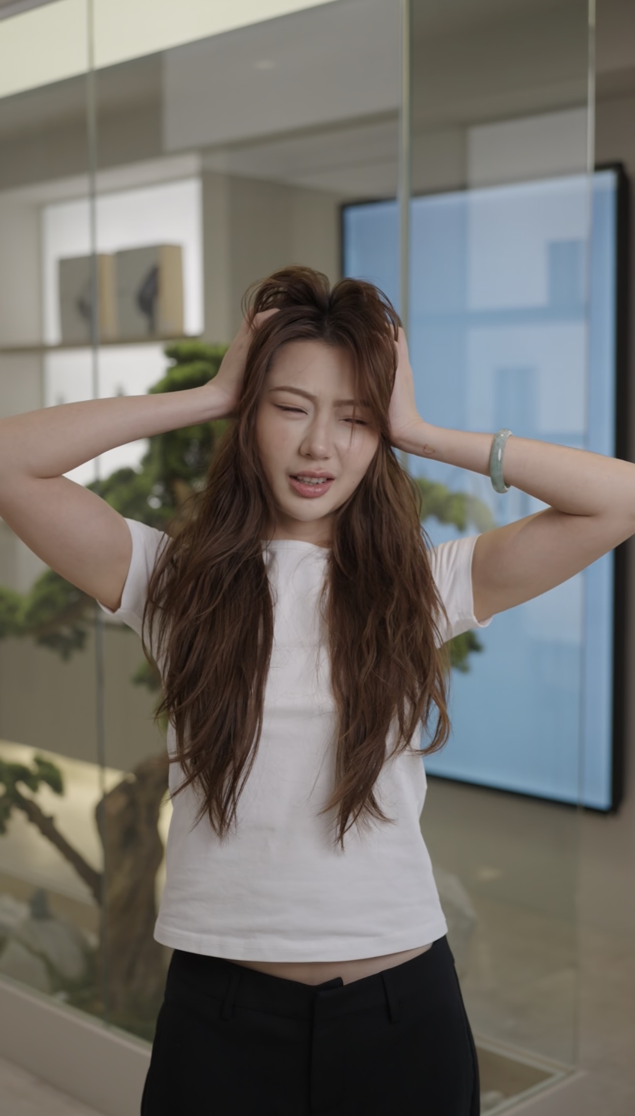 Hair before treatment at NŌMI